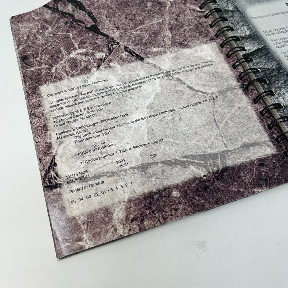 Signed 1st This Book Could Kill You Recipes to Die For Kevin Matthews Jim Shorts - Picture 5 of 10